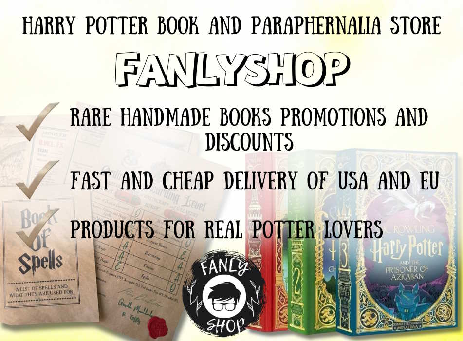 Potter books, HP books, Florish and Blotts, wizard books school